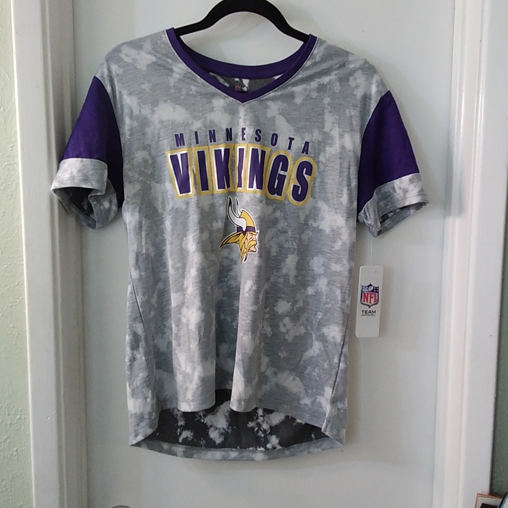 Minnesota Vikings Teen Shirt NWT